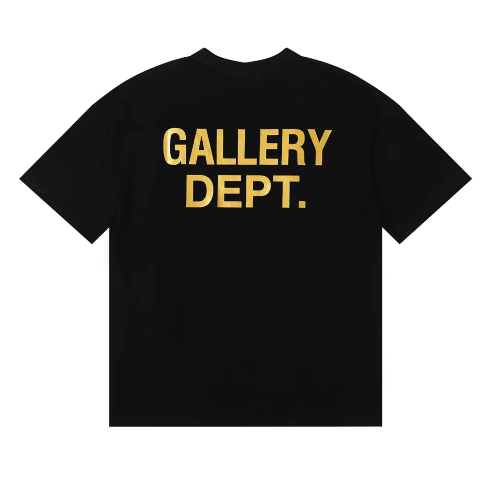 Gallery Dept T-Shirt- White Black 6057