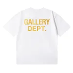 Gallery Dept T-Shirt- White Black 6057