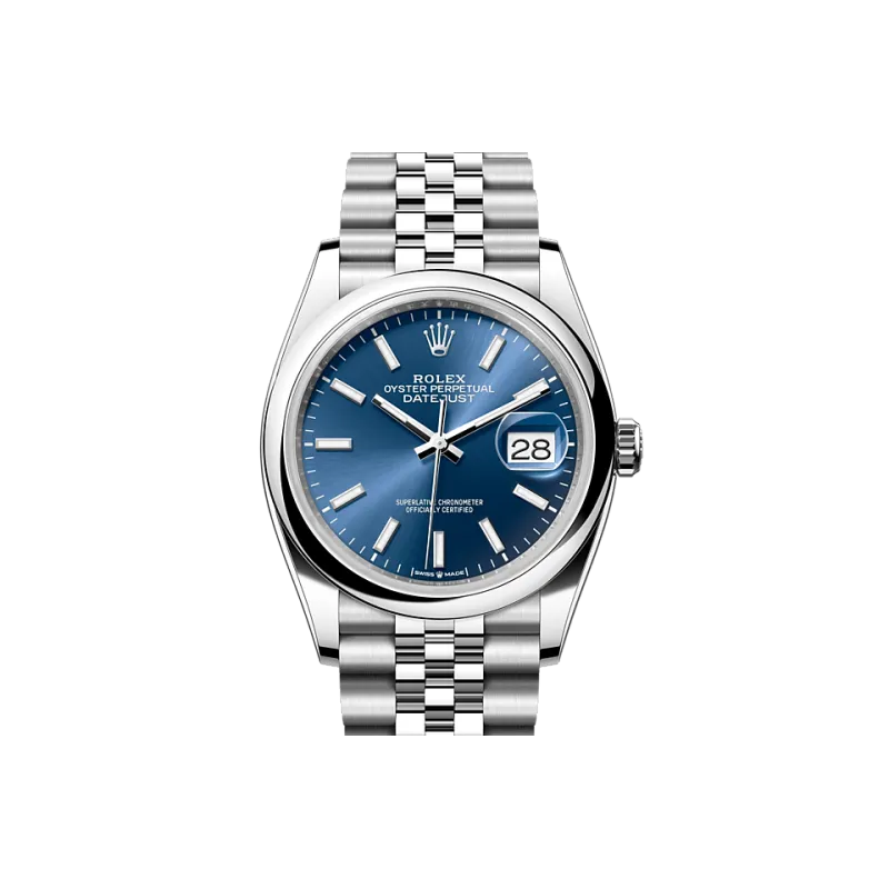 Rolex Datejust 36 Oyster-36 mm-Oystersteel and Reference 126200 m126200-0005 Watch