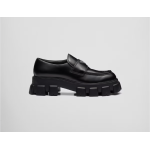 PK Pefectkicks Prada Monolith brushed leather loafers