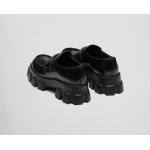 PK Pefectkicks Prada Monolith brushed leather loafers