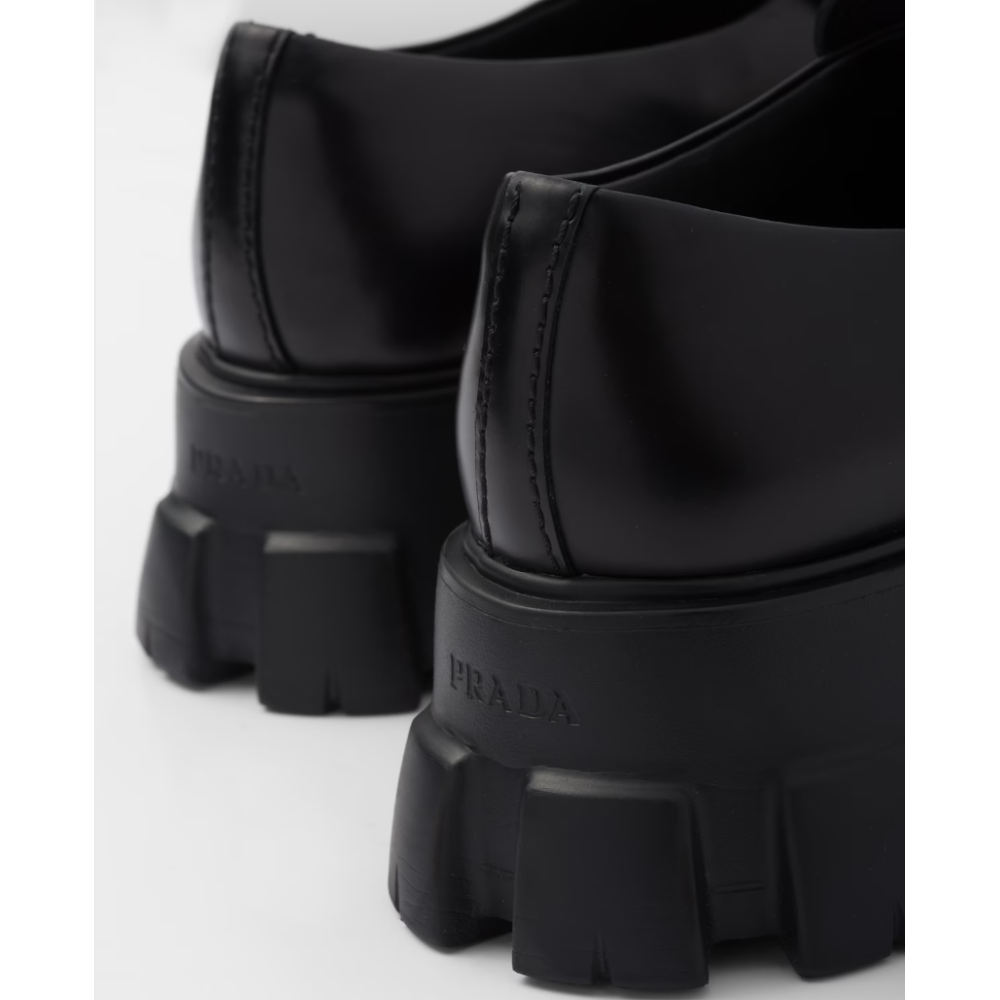 PK Pefectkicks Prada Monolith brushed leather loafers