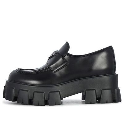 PK Pefectkicks Prada Monolith brushed leather loafers