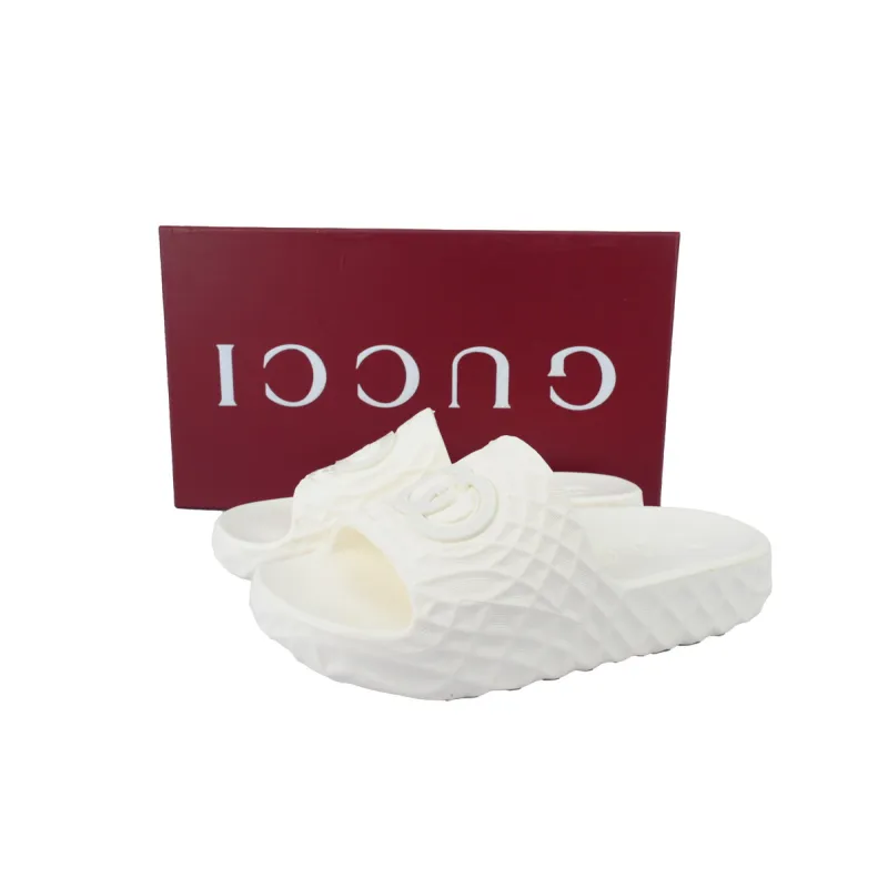 H12 Gucci Slippers White