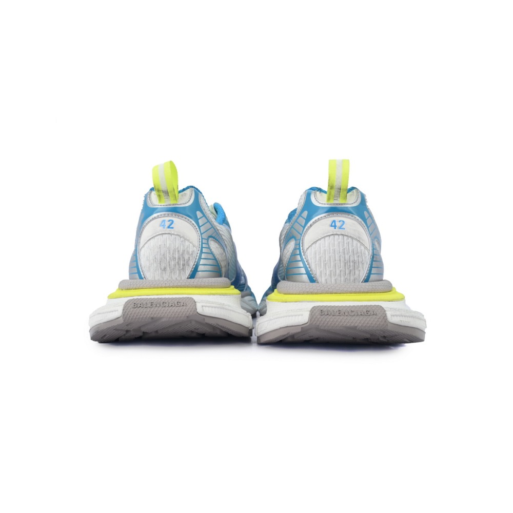 PK Balenciaga 10th White Blue Yellow , 734734 W3XTS 9479