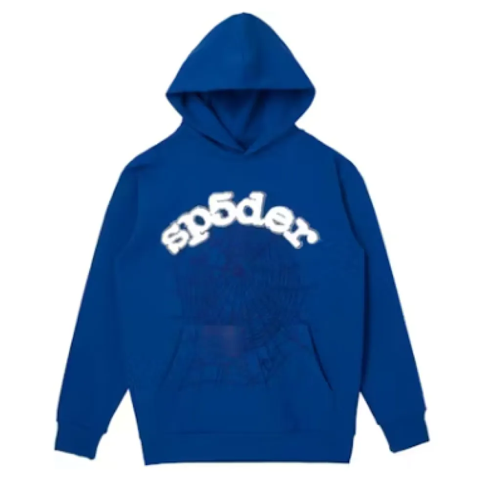 Sp5der Web Hoodie Dark blue