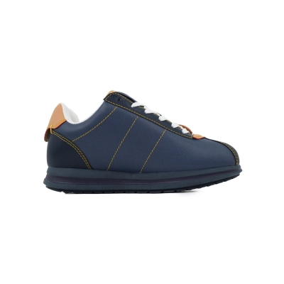 PK LOUIS VUITTON x Nigo Buttersoft FW25 Round toe laced low-top Navy Blue 02