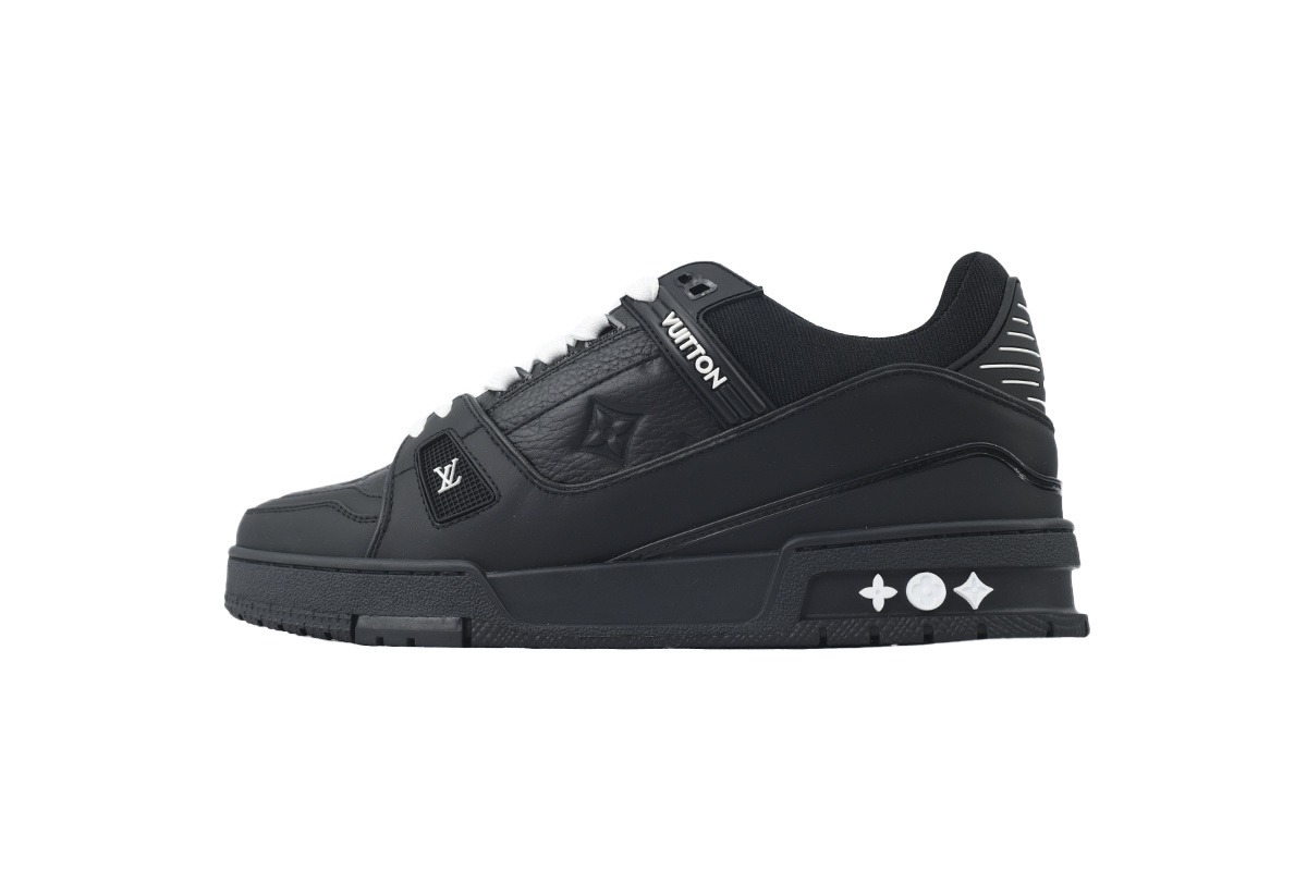 PK LOUIS VUITTON Top-of-the-line sneakers Black Warrior（Large size）