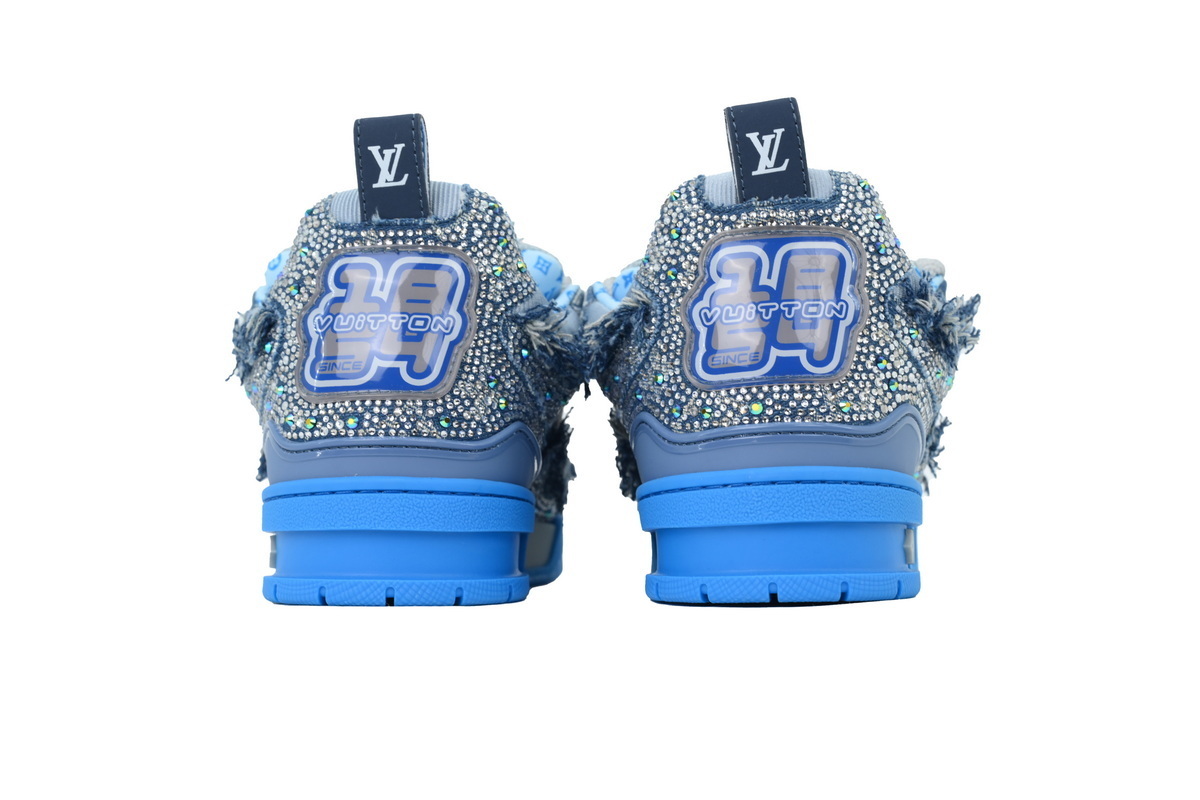 PK LOUIS VUITTON SKATE Blue Water Diamond