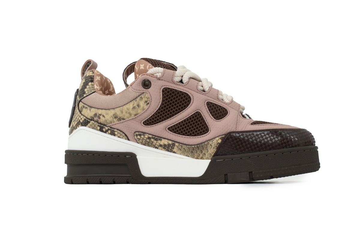 PK LOUIS VUITTON SKATE Khaki Colored Rhinestone