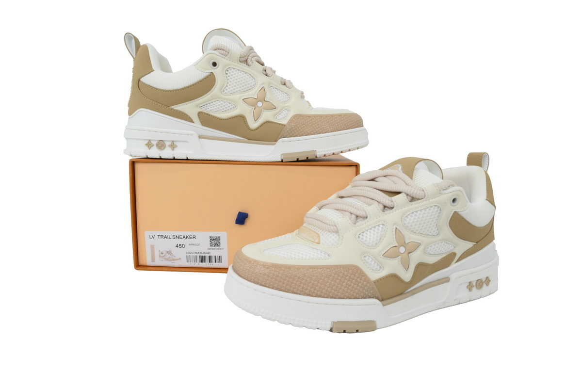 PK LOUIS VUITTON SKATE SK8 Apricot