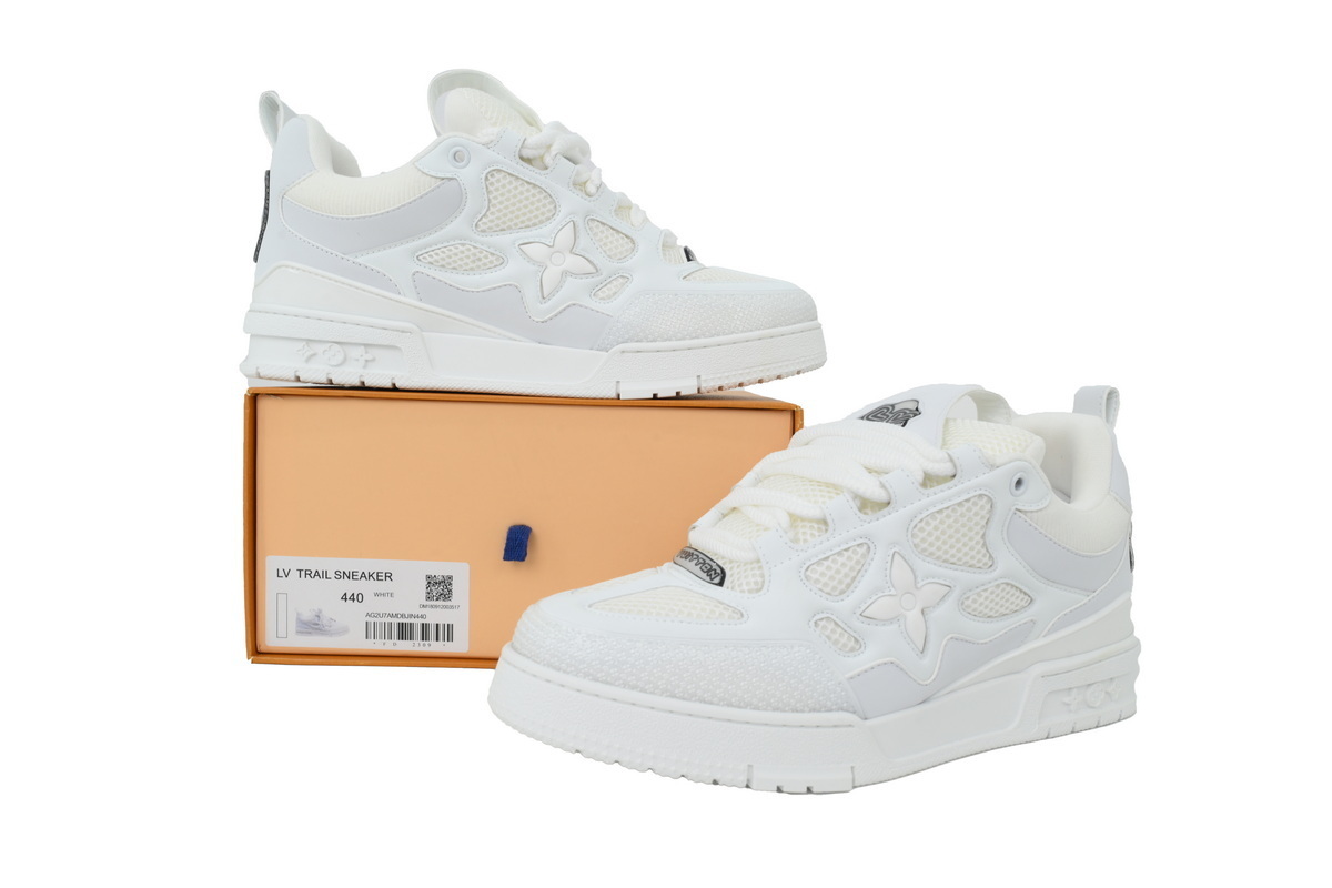 PK LOUIS VUITTON SK8 All White