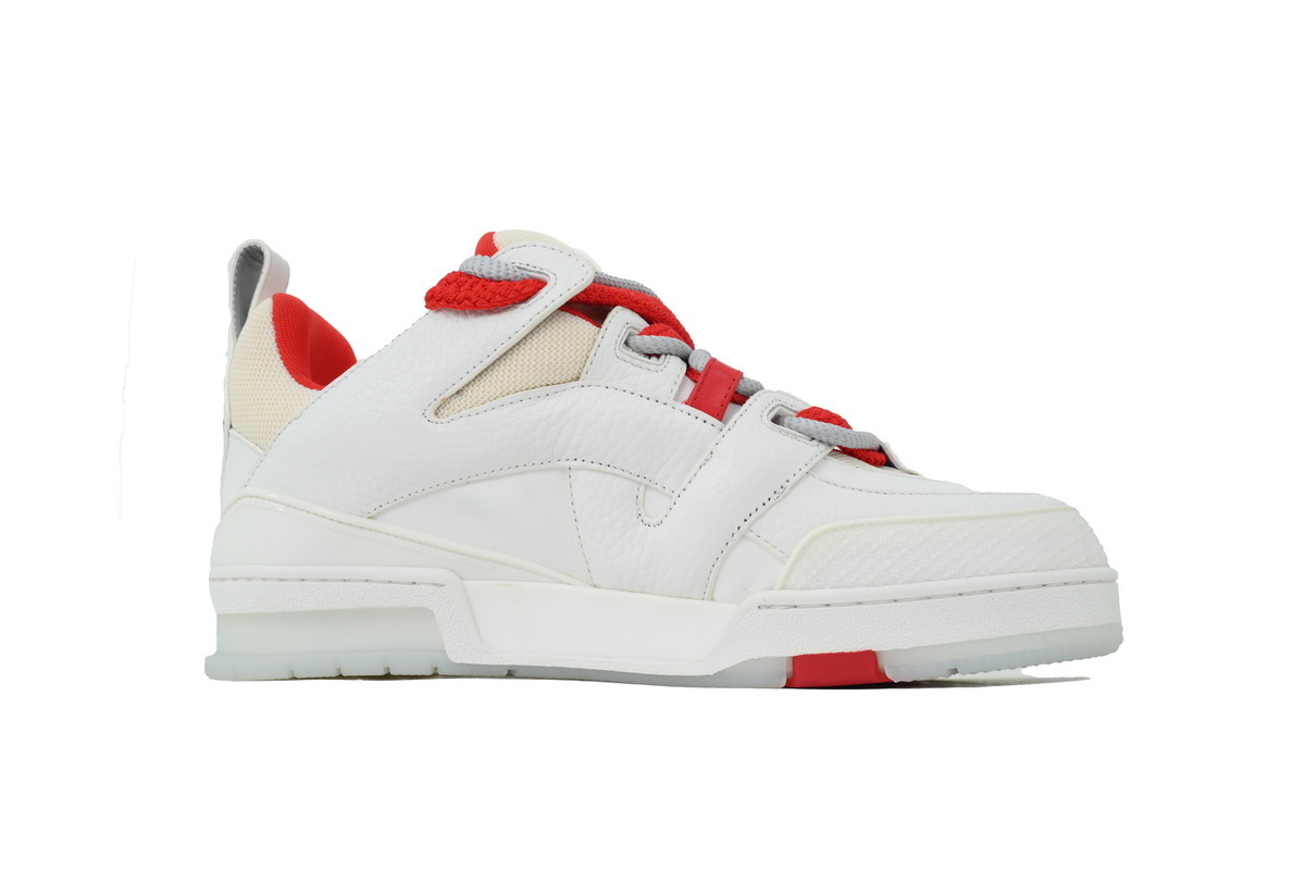 PK LOUIS VUITTON SKATE SK8 White Red Flowers