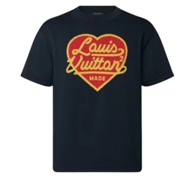 Louis Vuitton x Nigo Intarsia Jacquard Heart Crewneck Dark Ocean 01