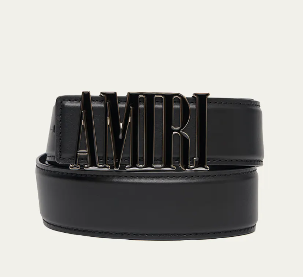 Amiri Men's Core Logo Leather Belt
