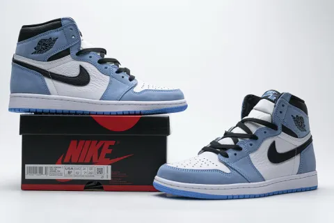 Jordan 1 Retro High White University Blue Black