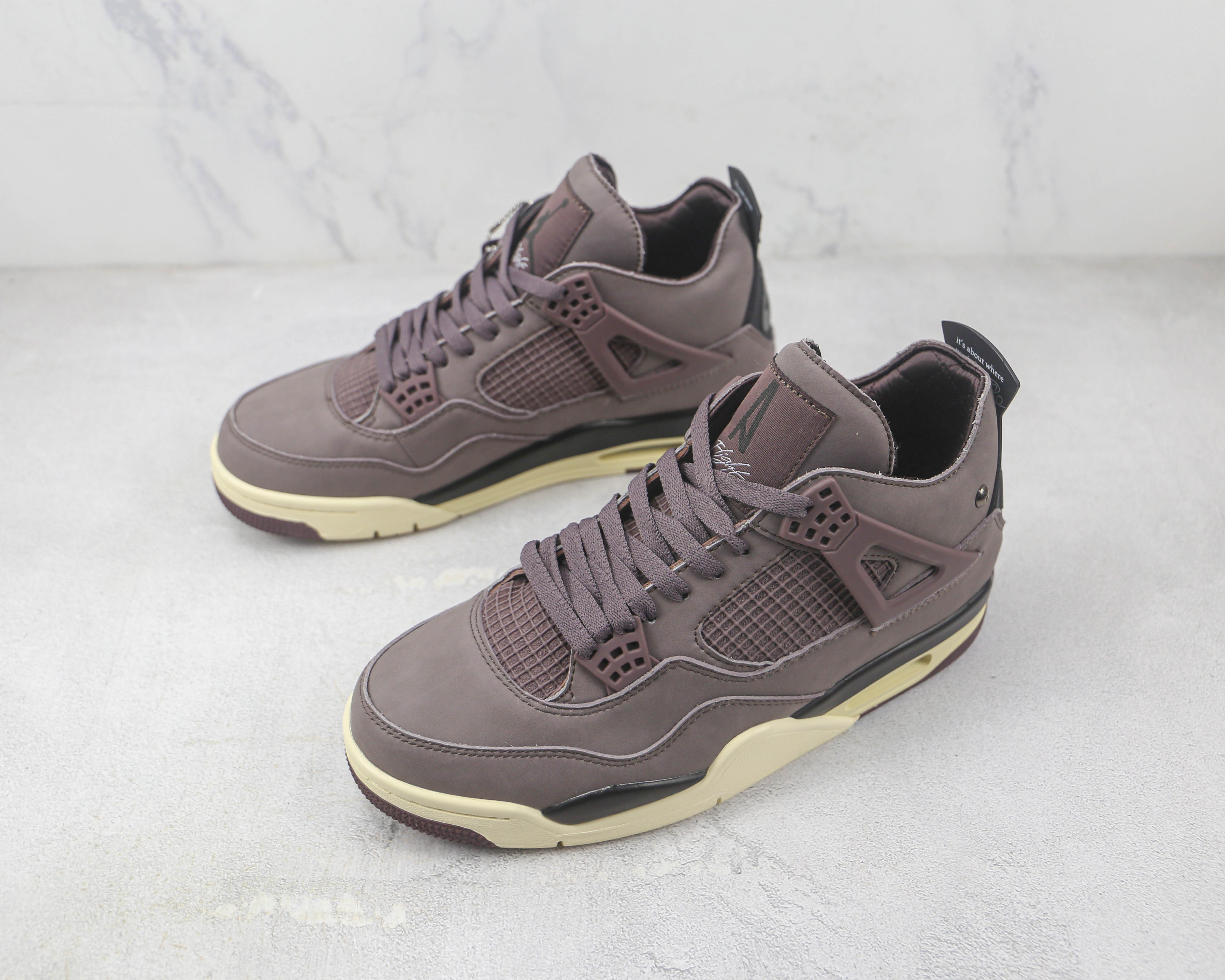 A Ma Maniére x Air Jordan 4 Violet Ore