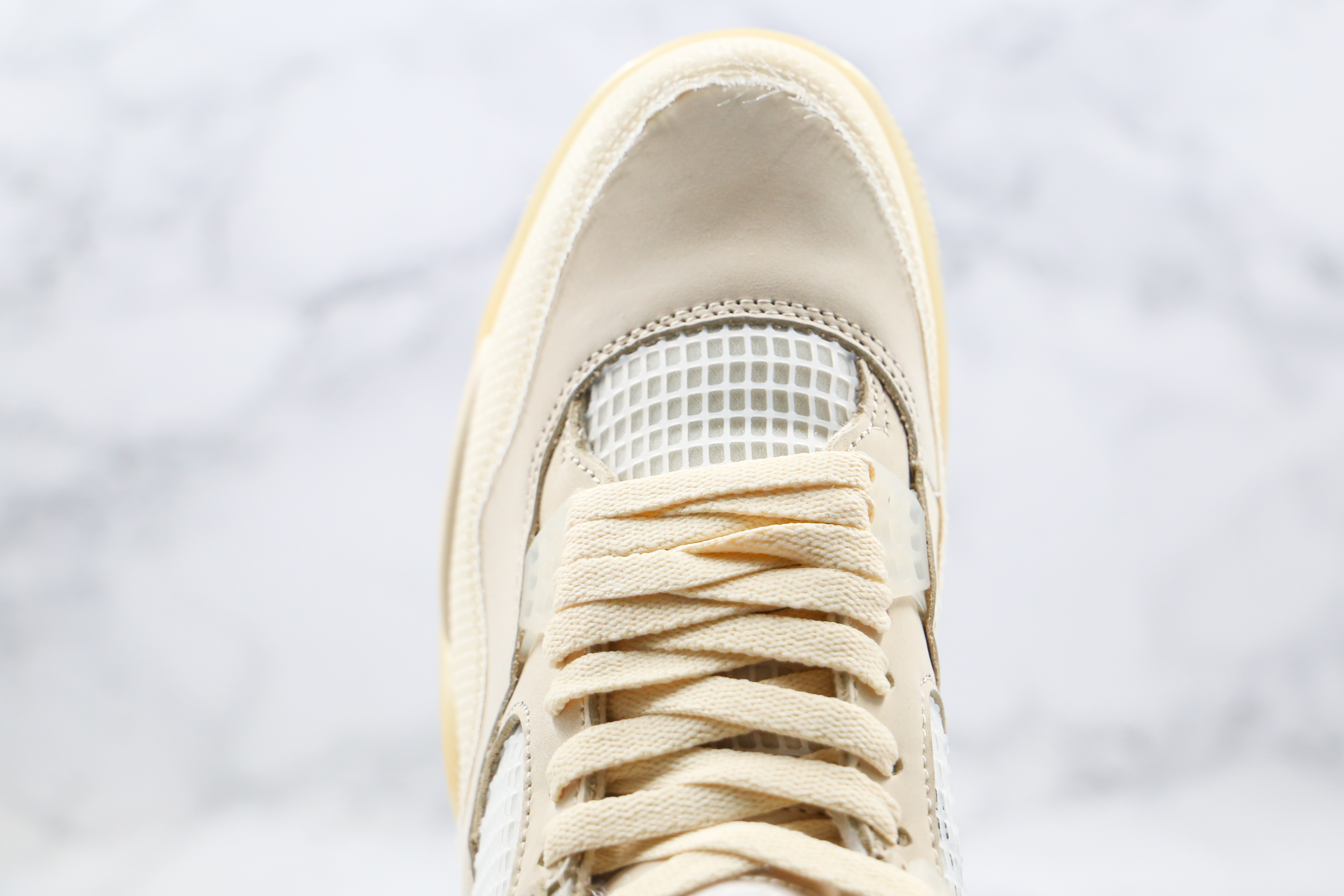 OFF White x Air Jordan 4 Sail