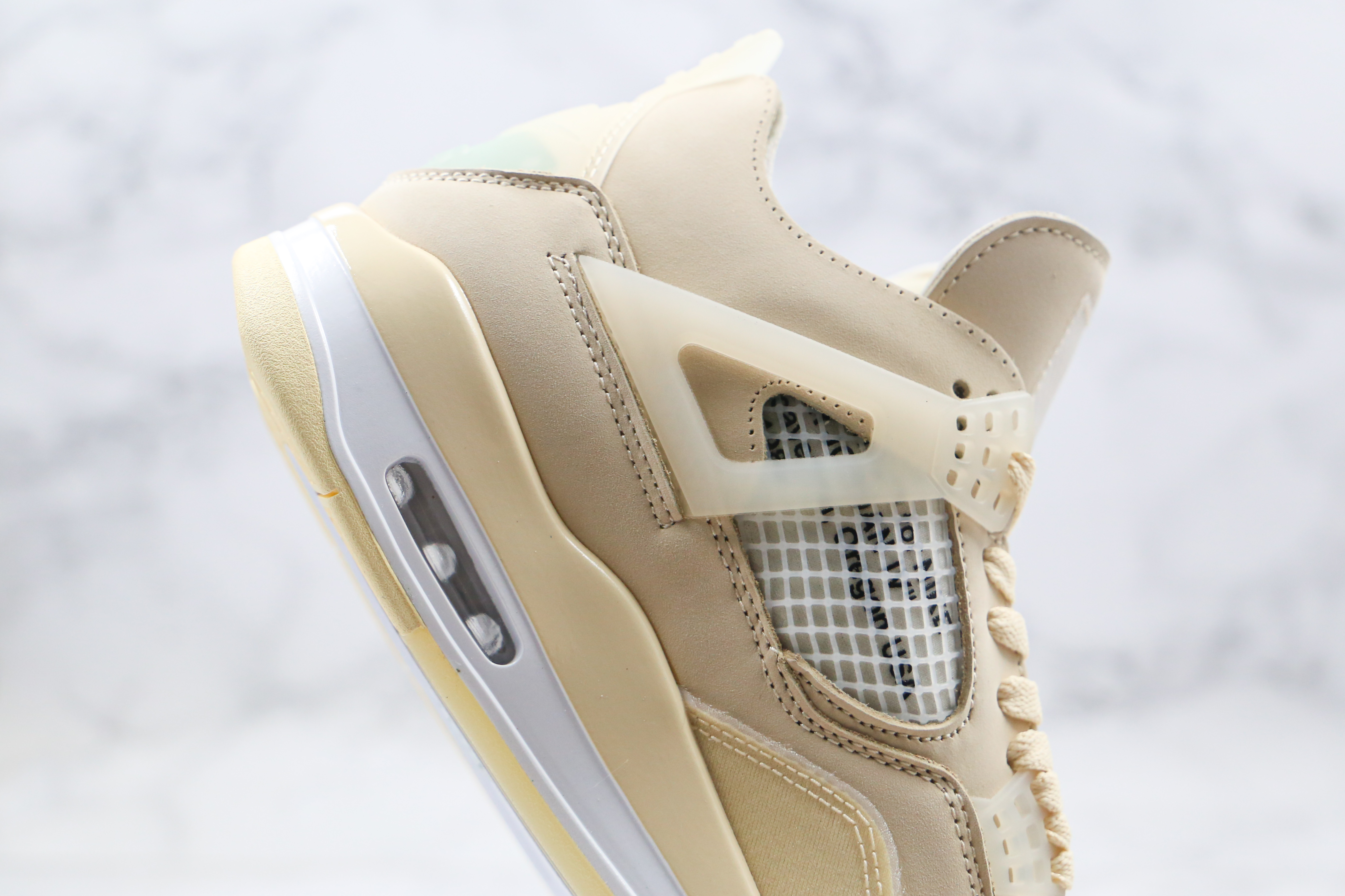 OFF White x Air Jordan 4 Sail