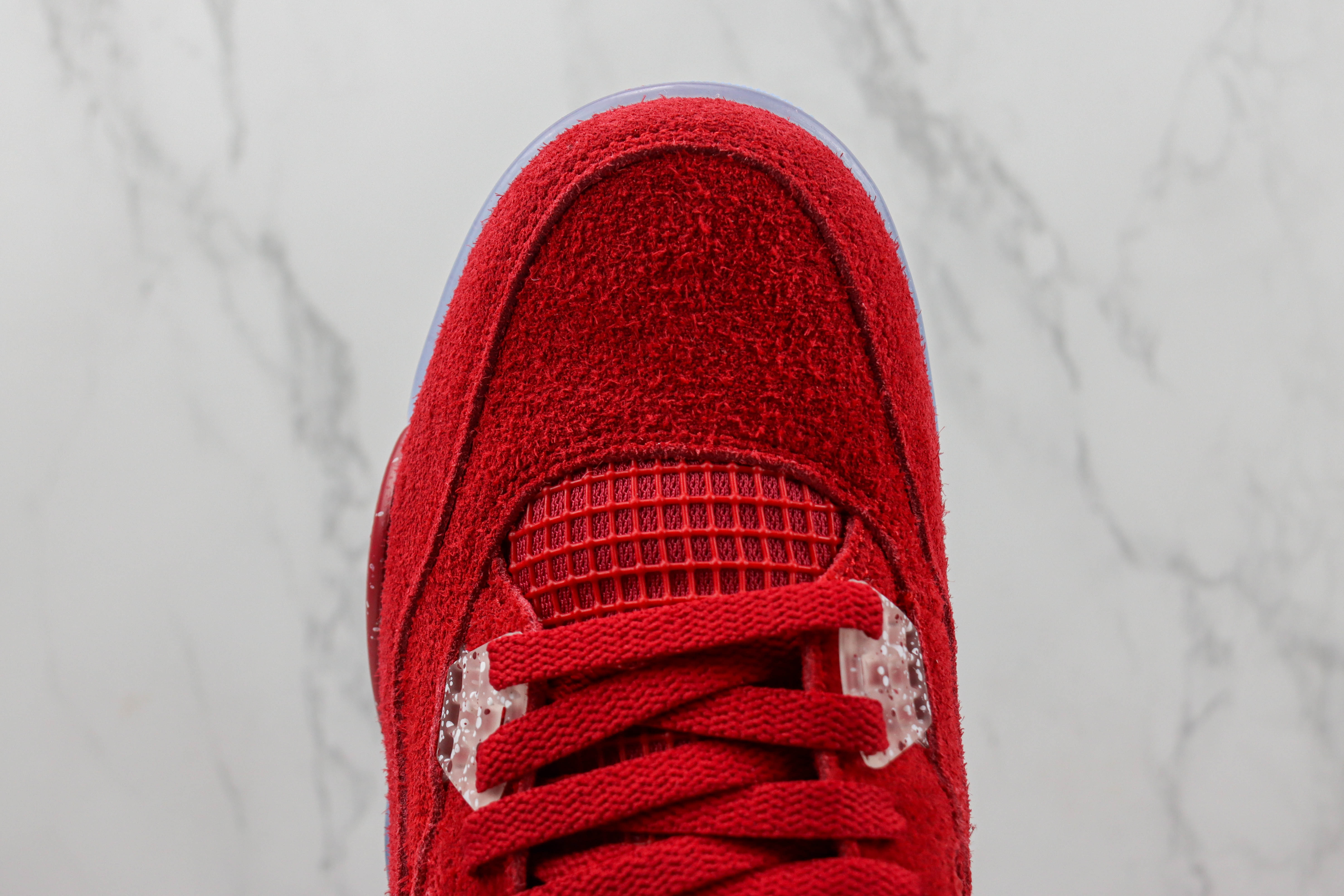 Air Jordan 4 Retro Wine red ink splashing