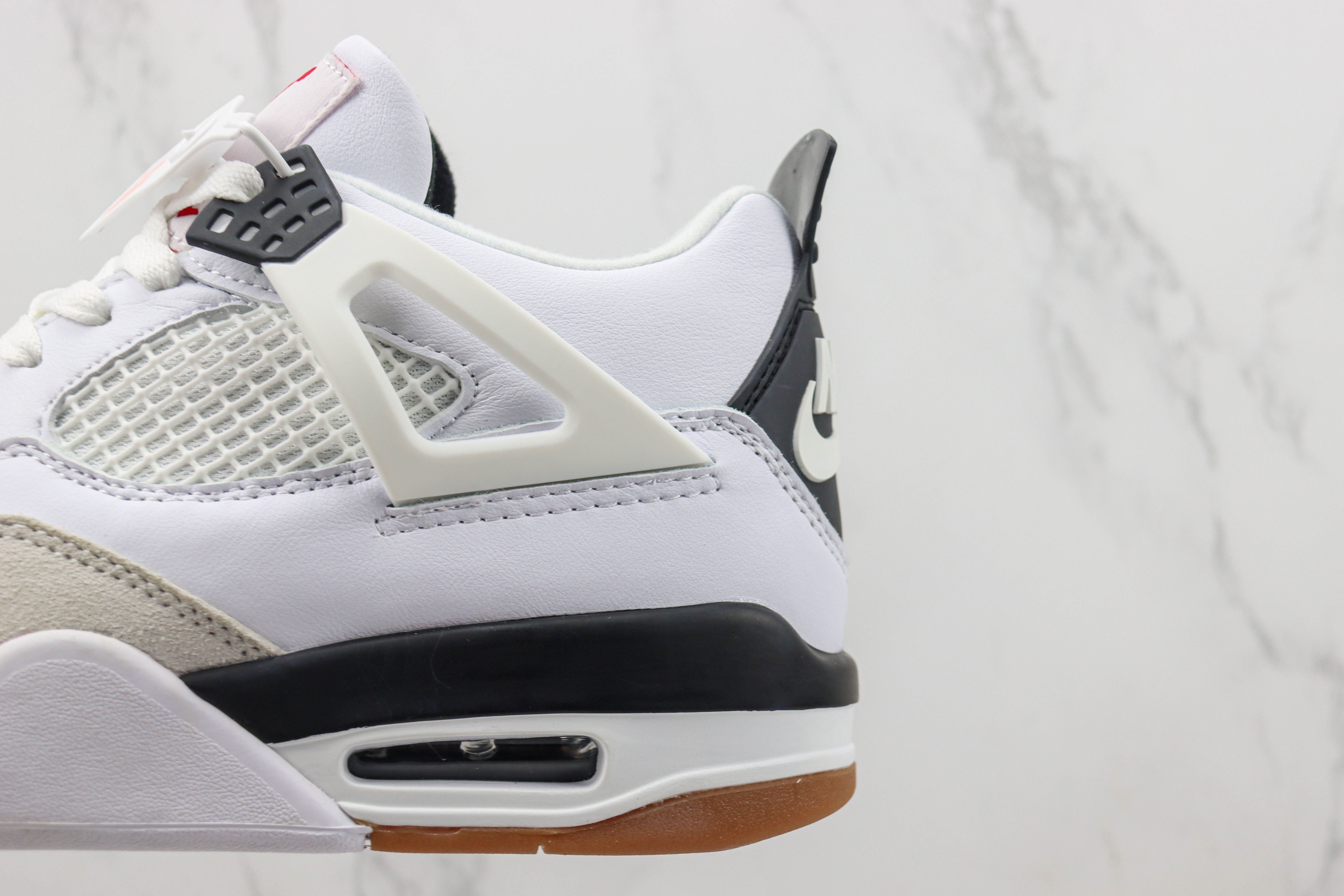 Air Jordan 4 White Black