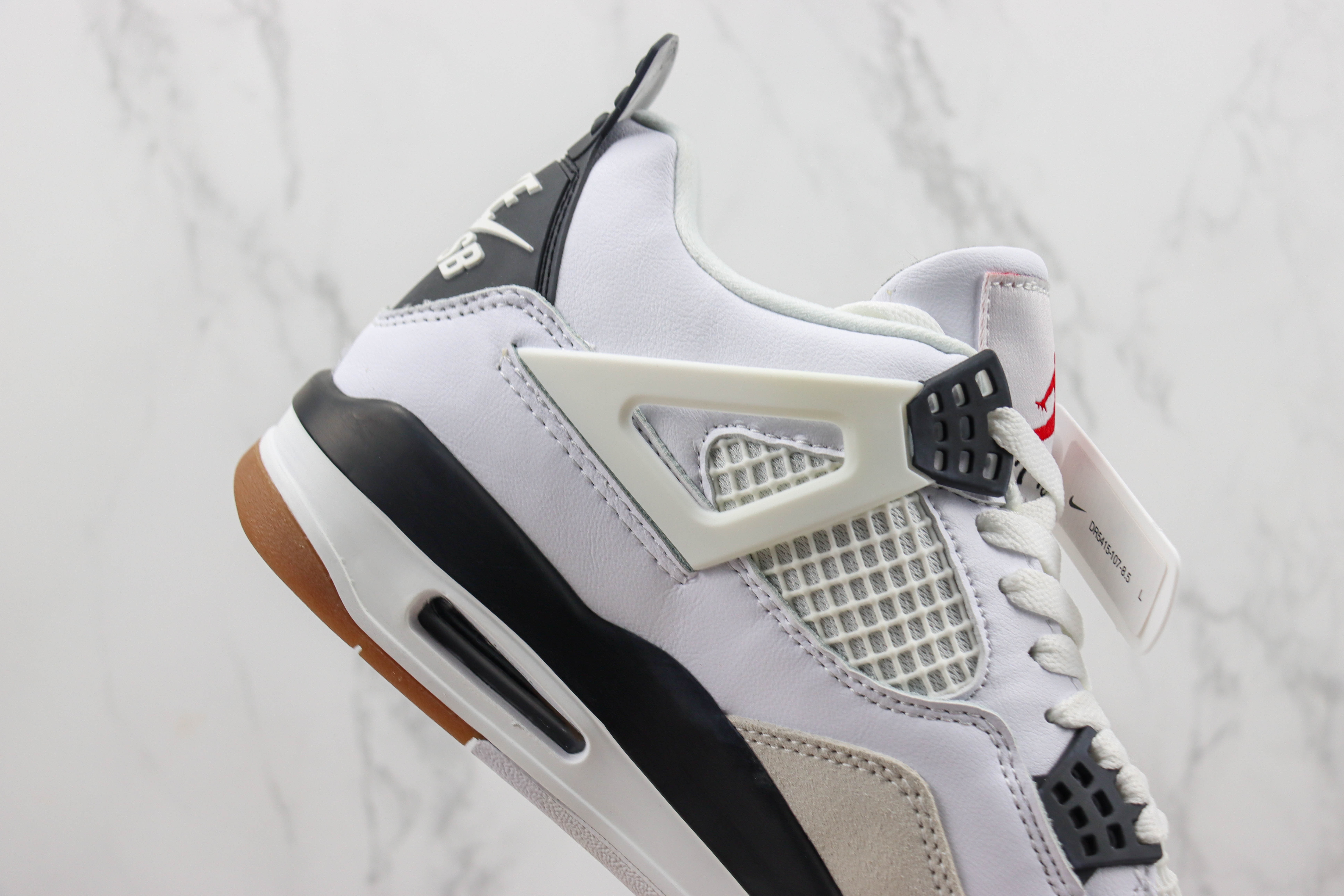Air Jordan 4 White Black
