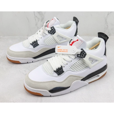 Air Jordan 4 White Black 02