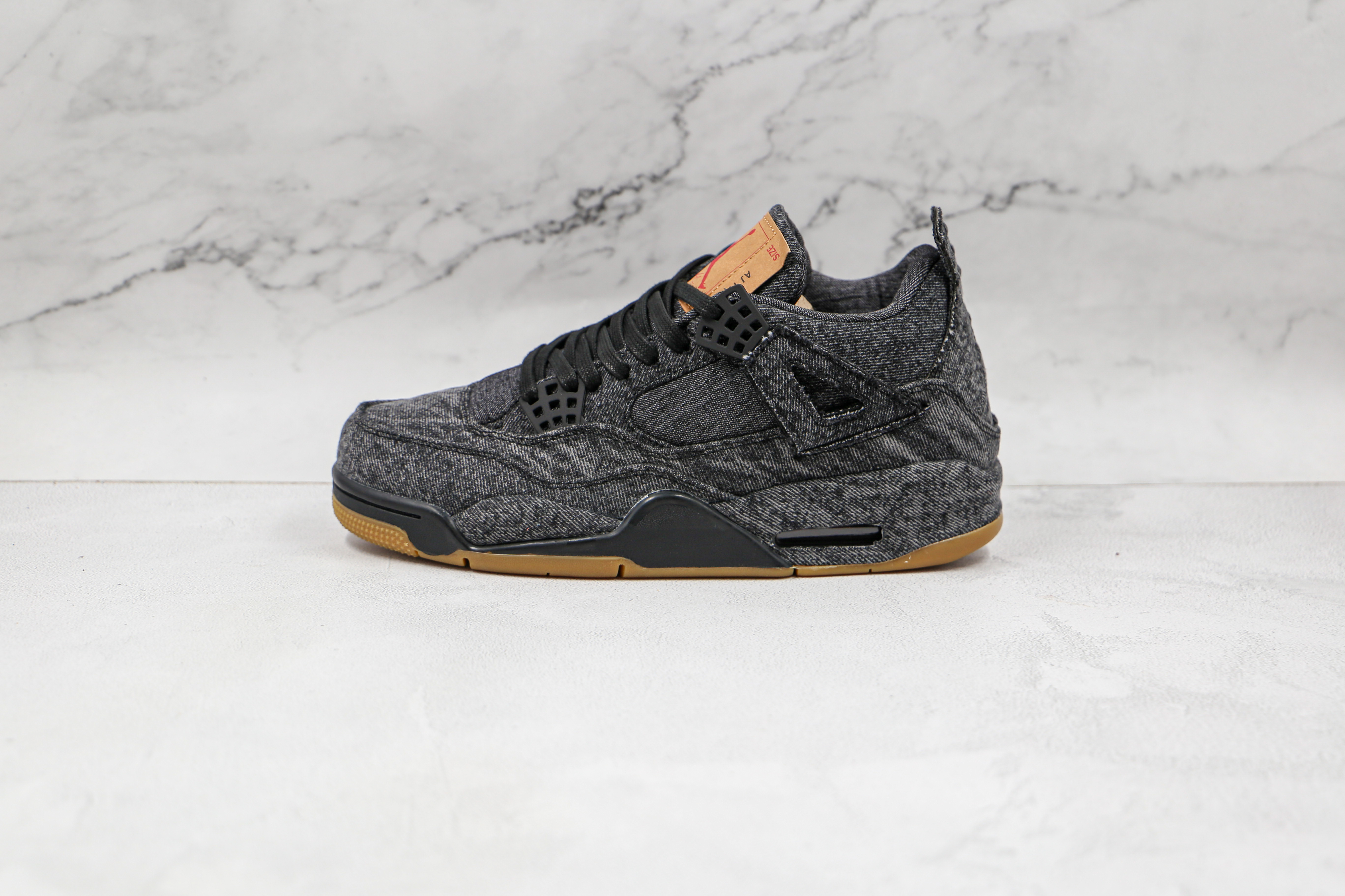 Levis x Air Jordan 4 Levi's Black