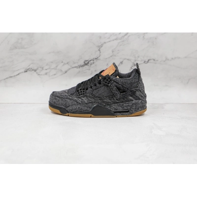 Levis x Air Jordan 4 Levi's Black 01