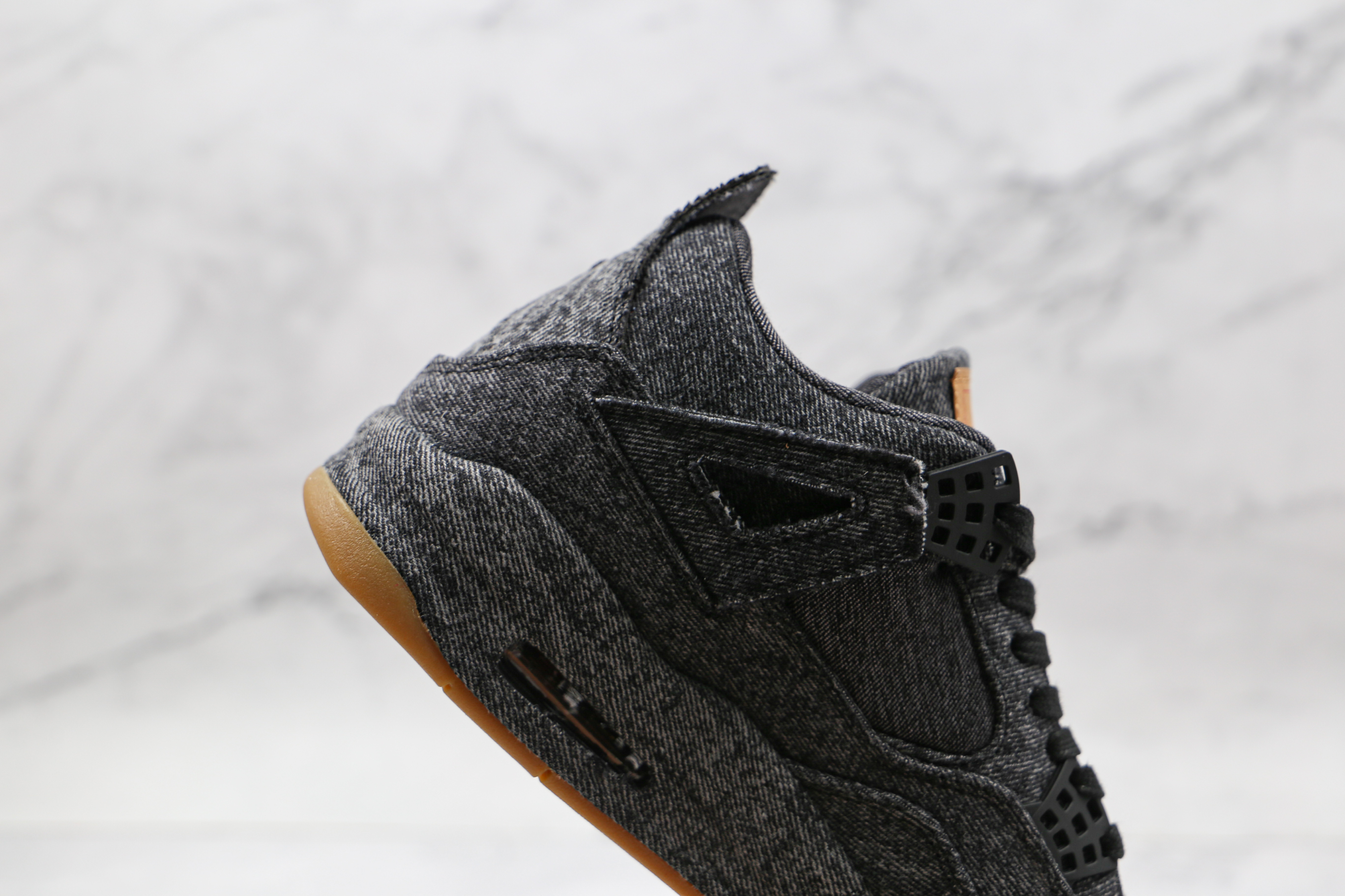 Levis x Air Jordan 4 Levi's Black