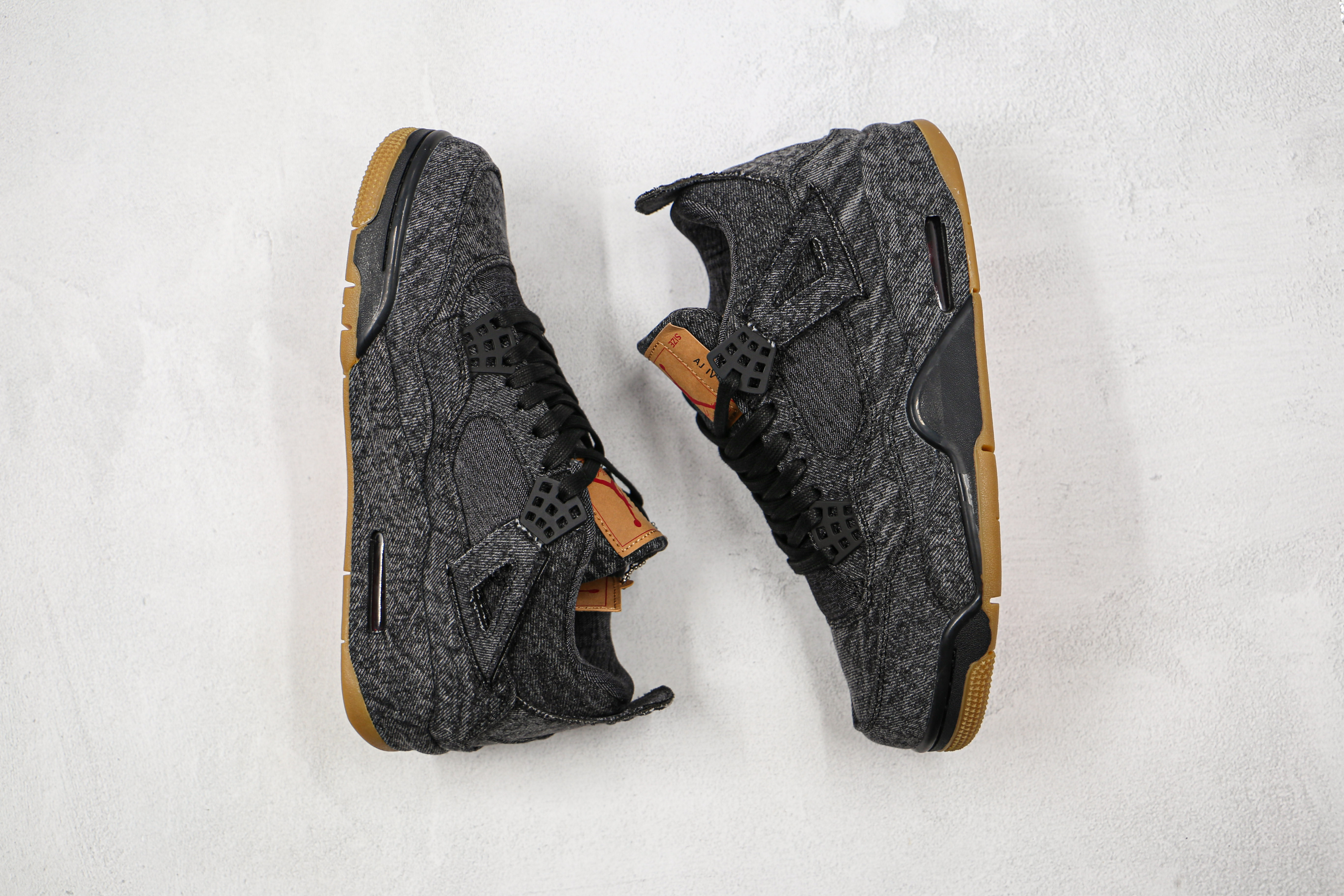 Levis x Air Jordan 4 Levi's Black