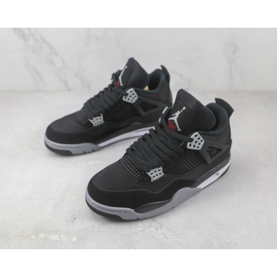 Air Jordan 4 Retro Black Canvas 02