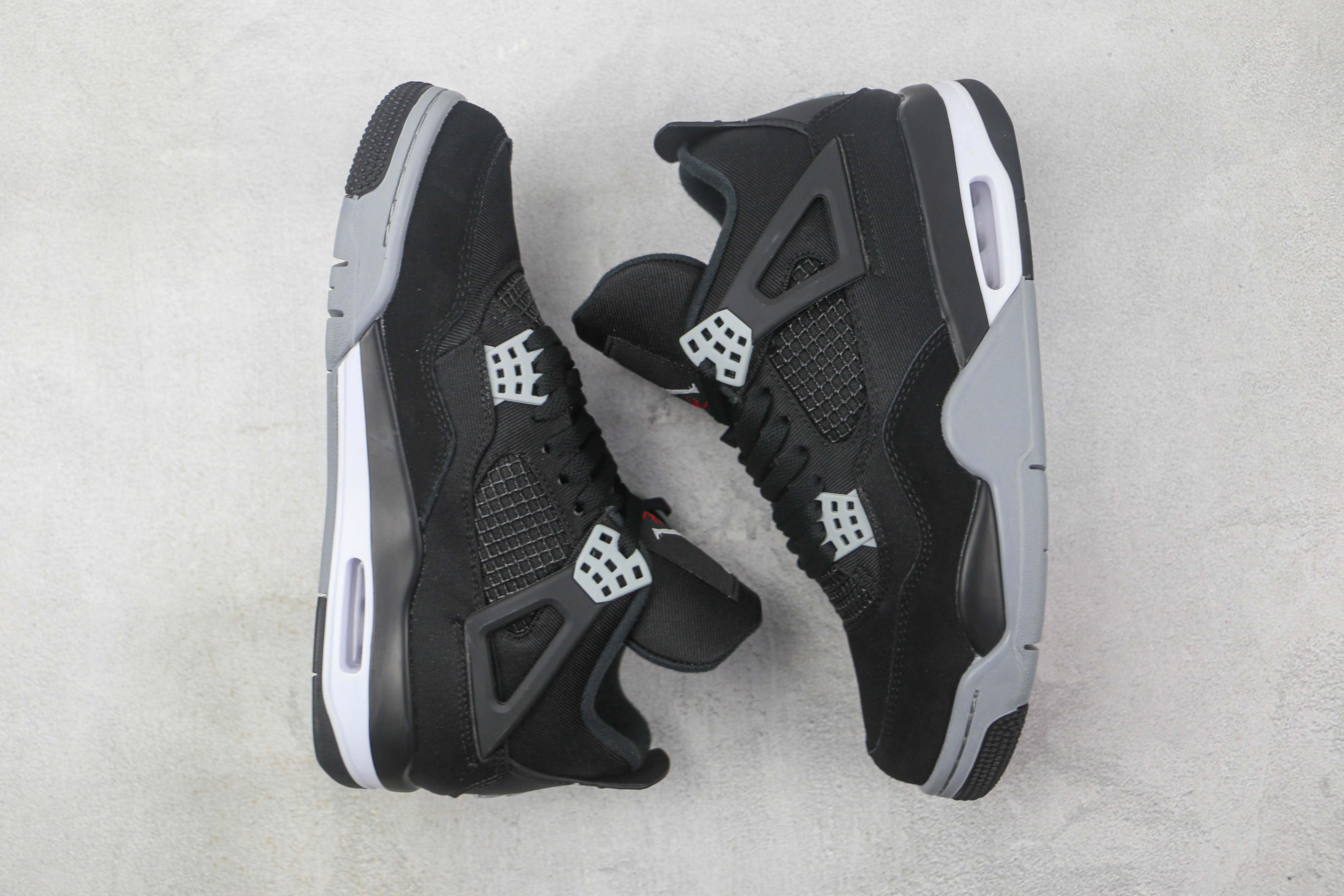 Air Jordan 4 Retro Black Canvas