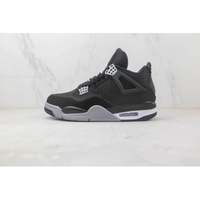 Air Jordan 4 Retro Black Canvas 01