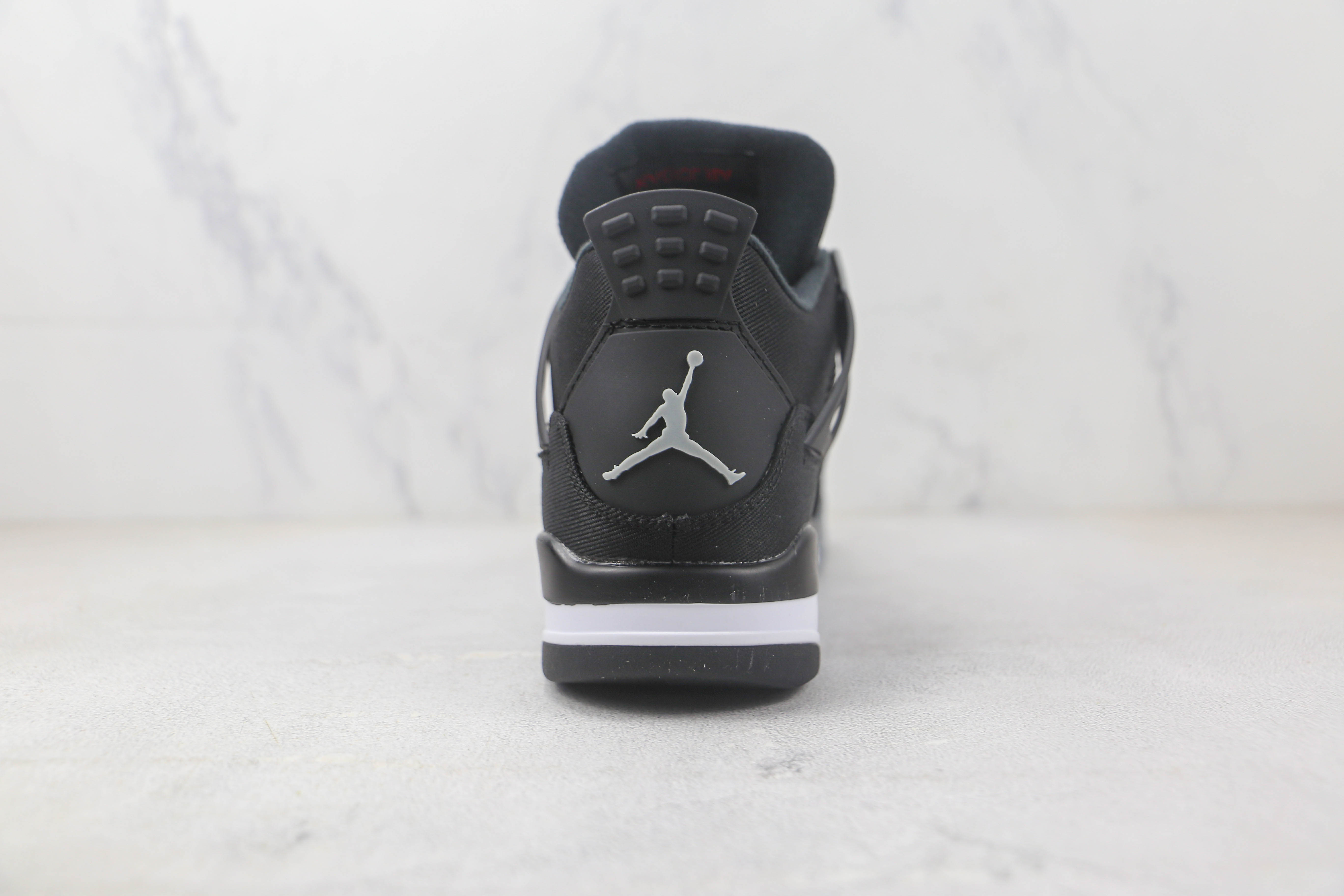 Air Jordan 4 Retro Black Canvas