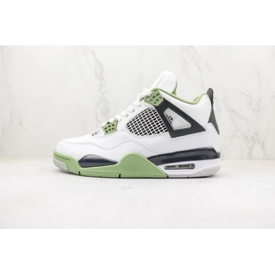 Air Jordan 4 WMNS “Oil Green”Seafoam (W) 01