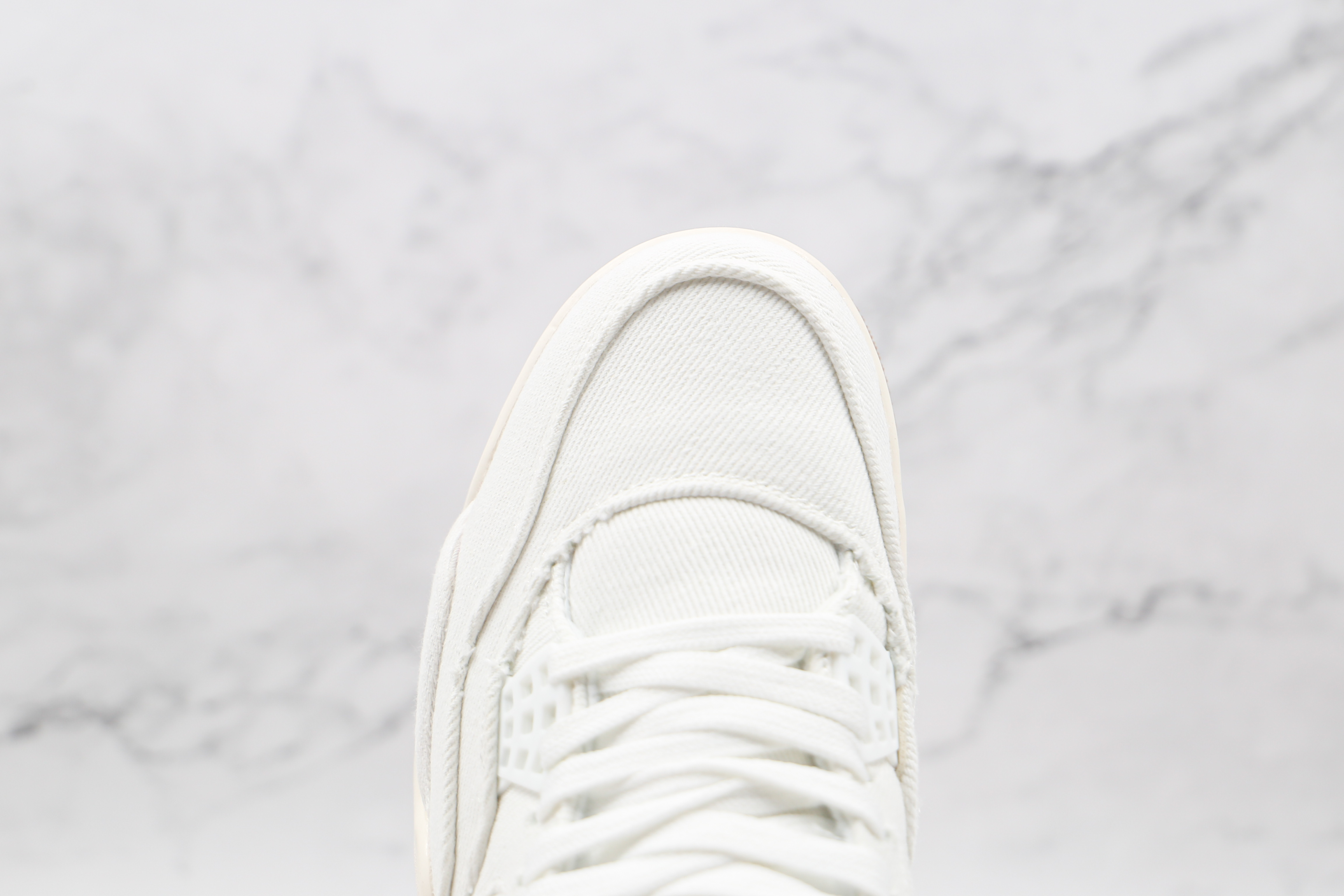 Levis x Air Jordan 4 Levi's White