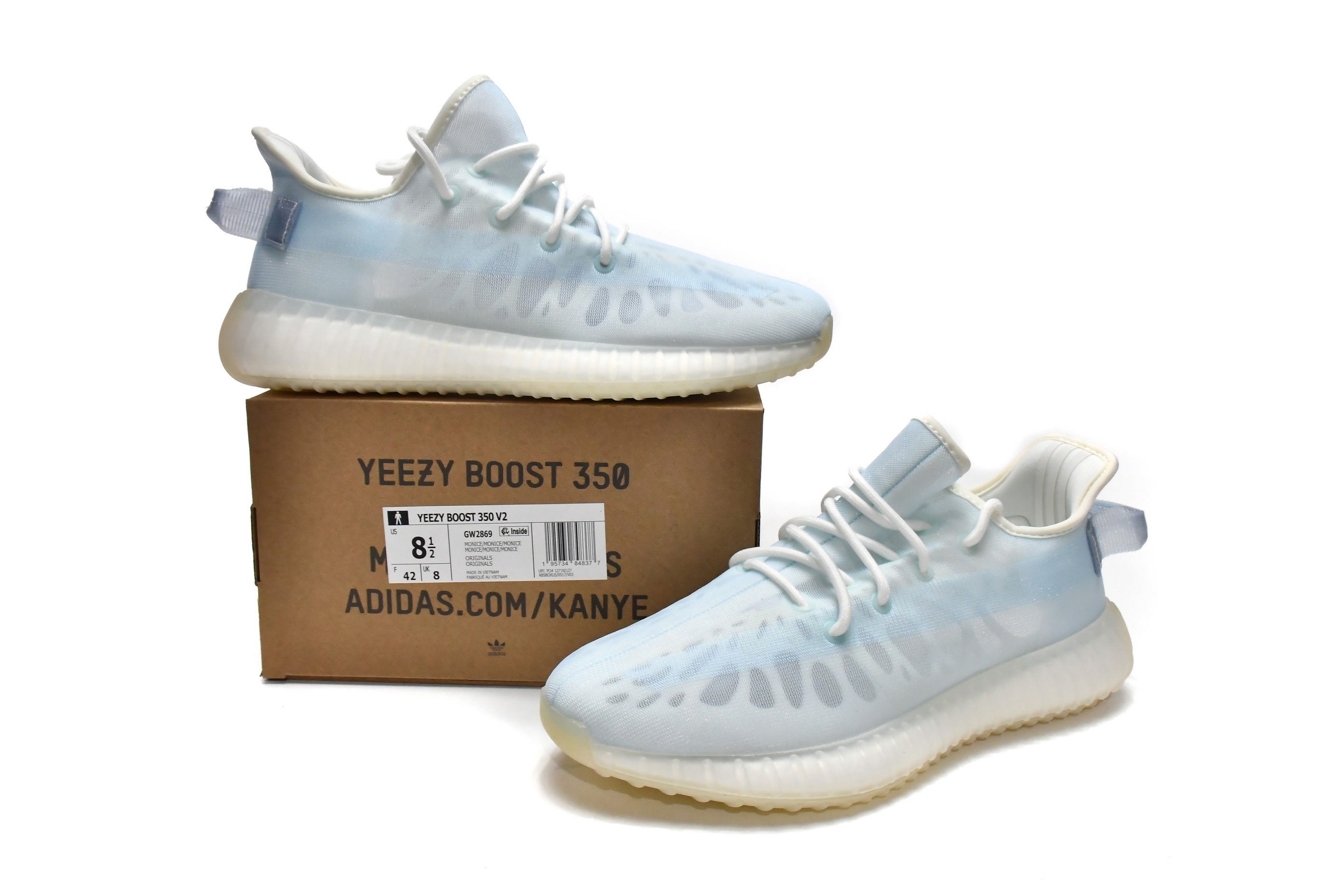 Adidas Yeezy Boost 350 V2 Mono Ice