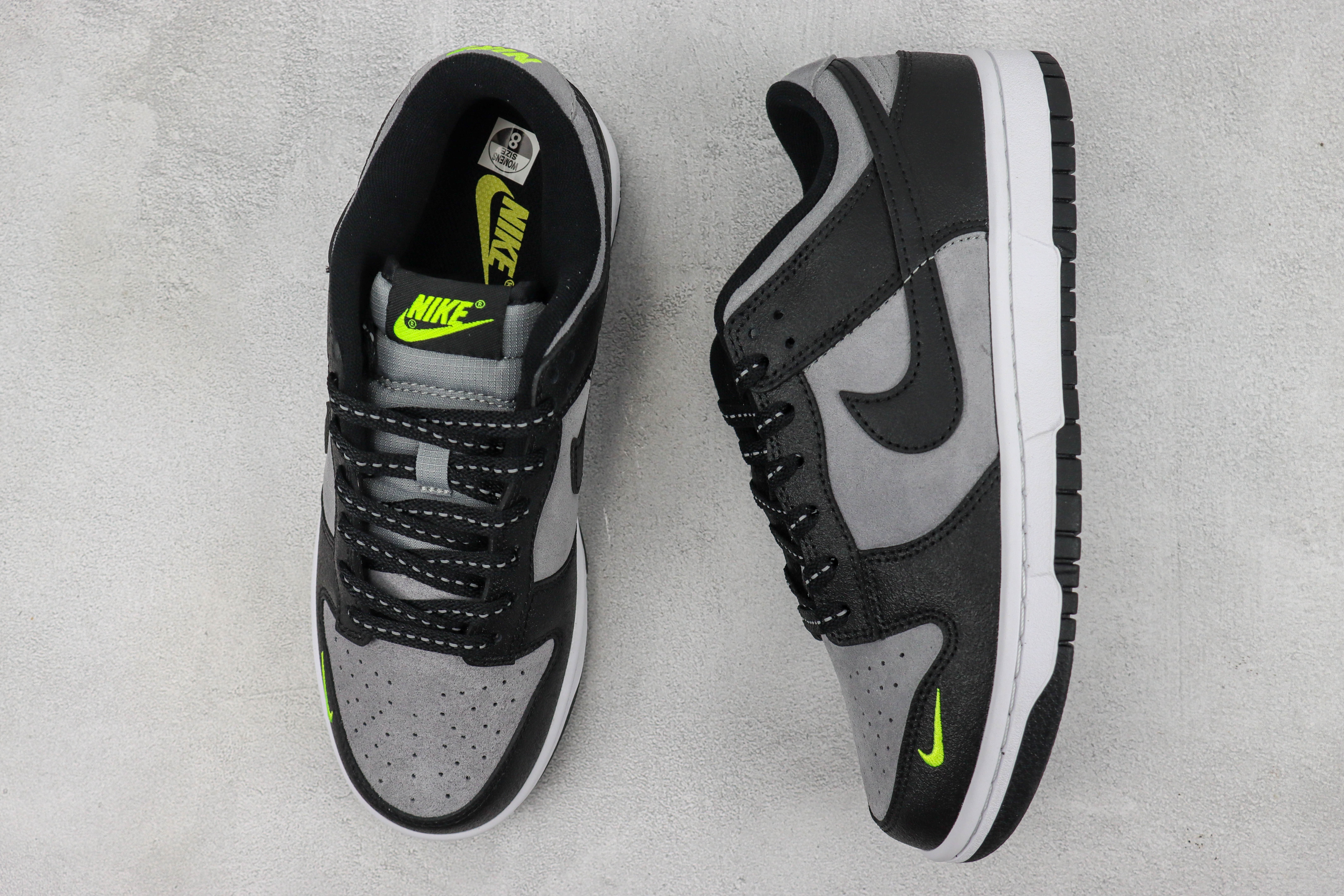 Nike Dunk Low Black Gray Green