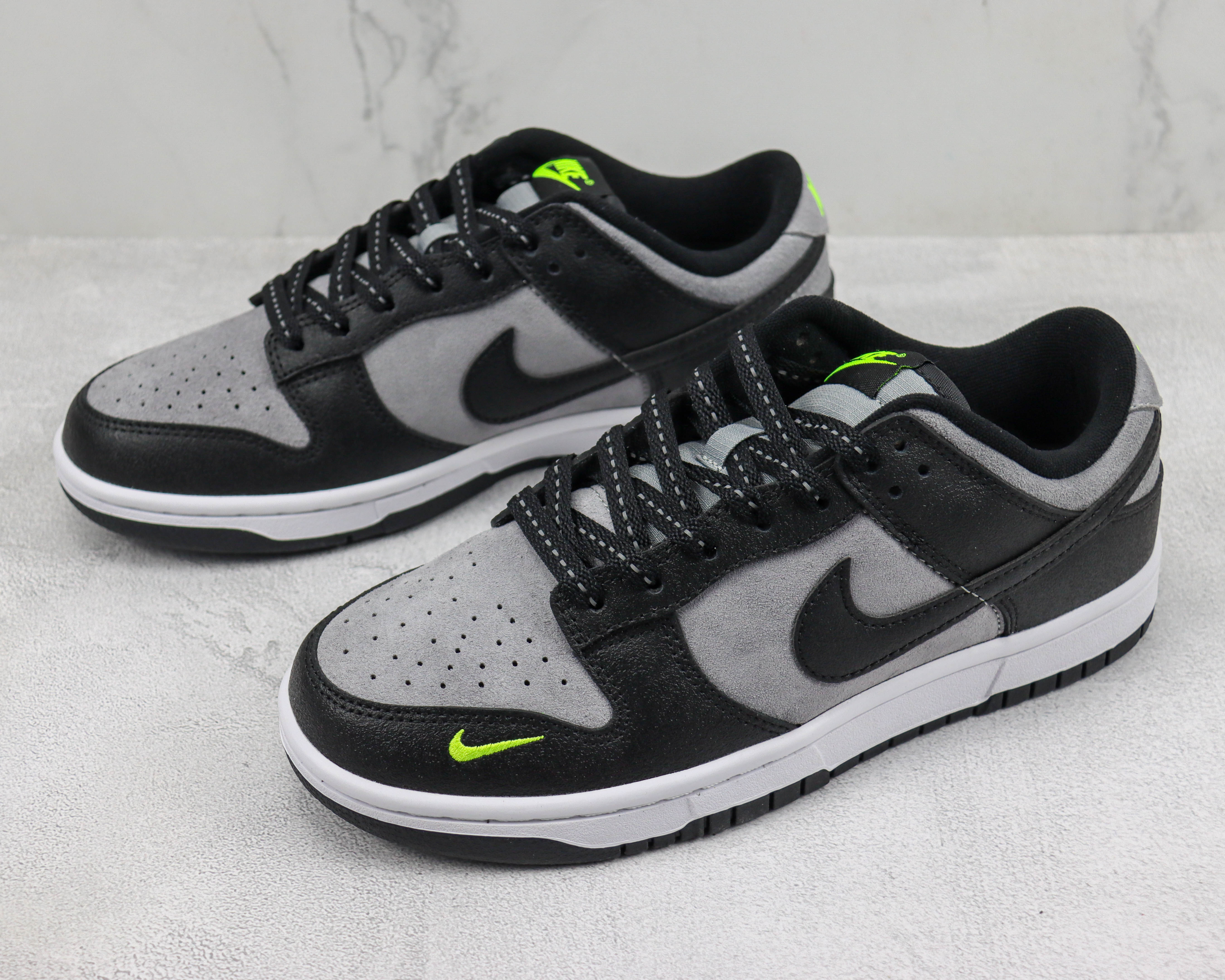 Nike Dunk Low Black Gray Green