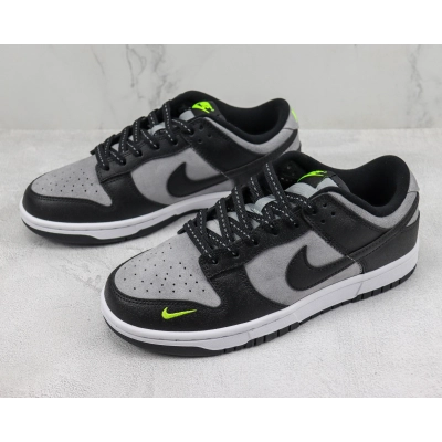 Nike Dunk Low Black Gray Green 02