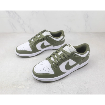 Nike Dunk Low White Scattered olive Green 02