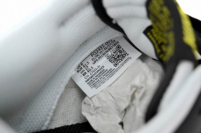 Nike Dunk Low Black, white, And Yellow