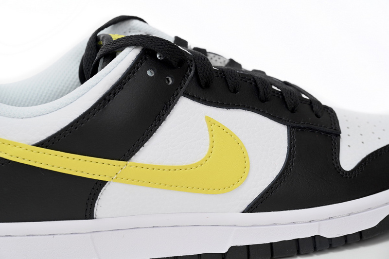 Nike Dunk Low Black, white, And Yellow