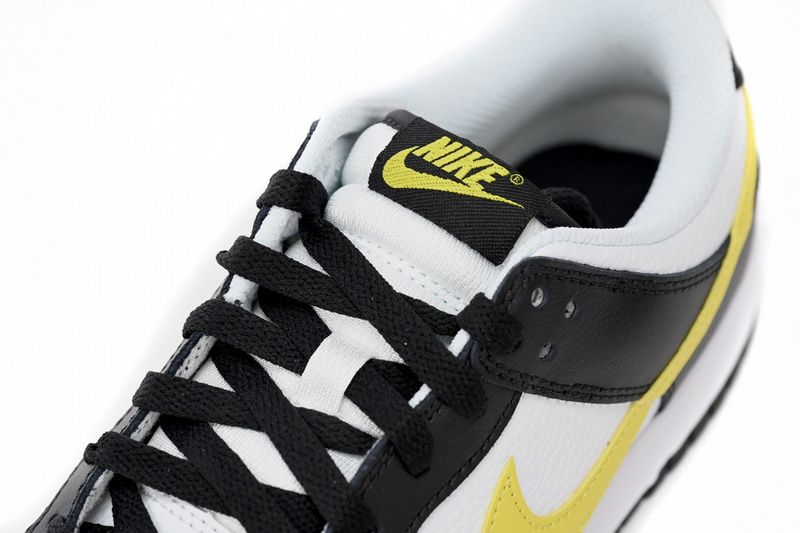 Nike Dunk Low Black, white, And Yellow