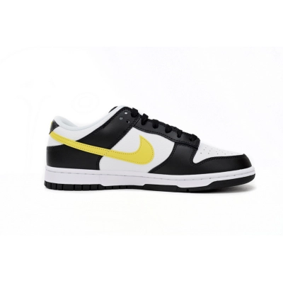 Nike Dunk Low Black, white, And Yellow 02
