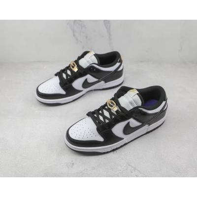 Nike Dunk Low Panda gold Buckle 02