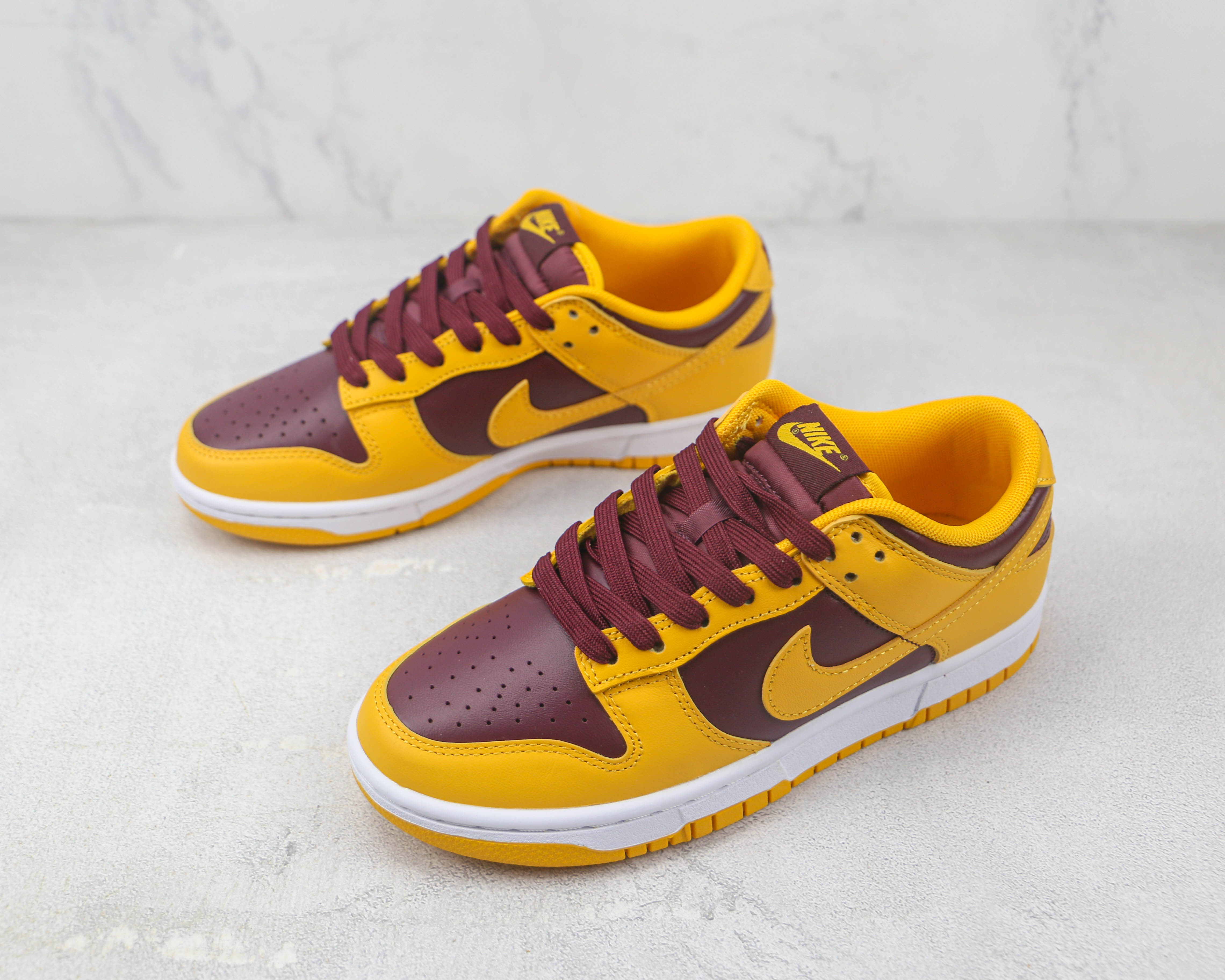 Nike Dunk Low Yellow Wine