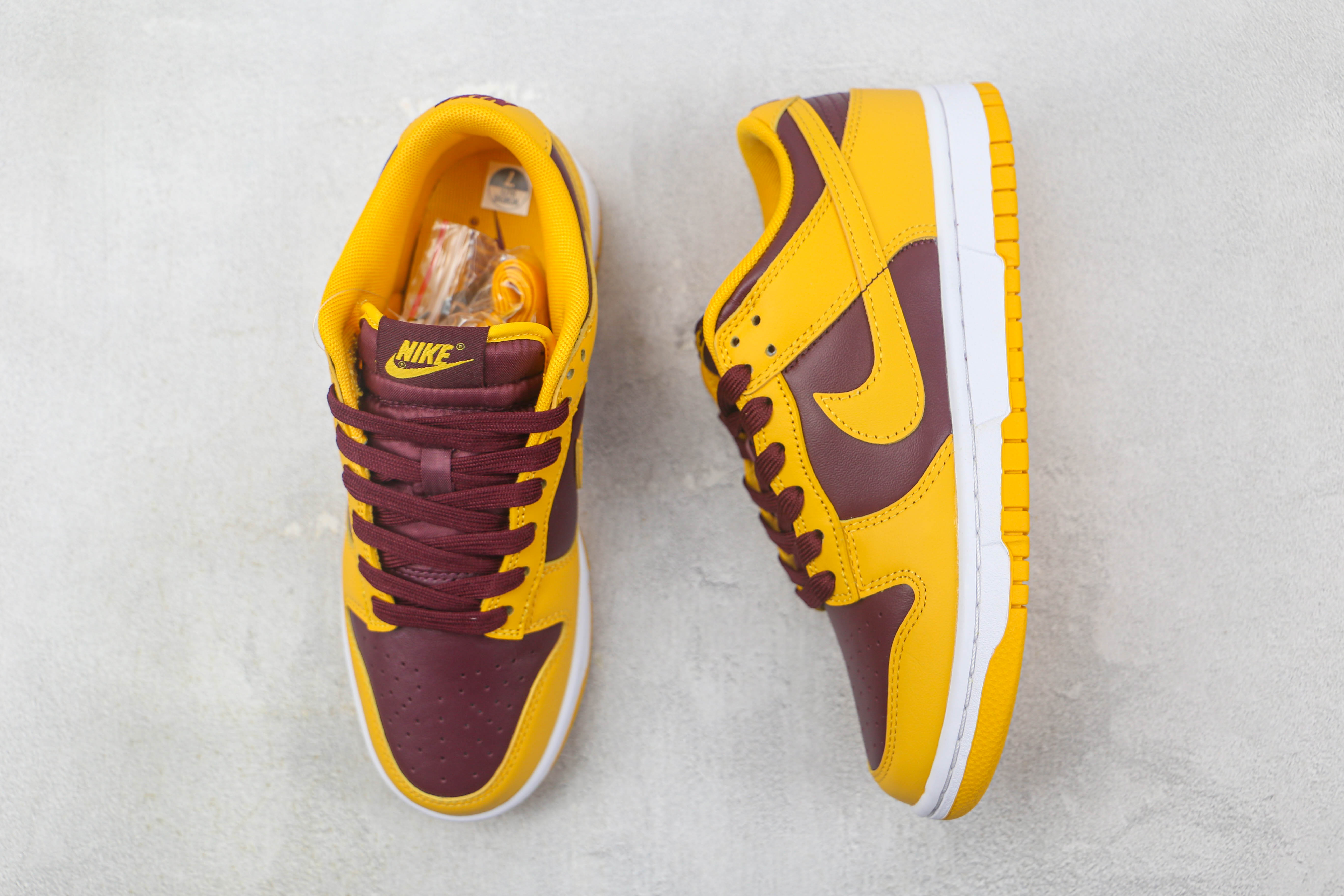 Nike Dunk Low Yellow Wine
