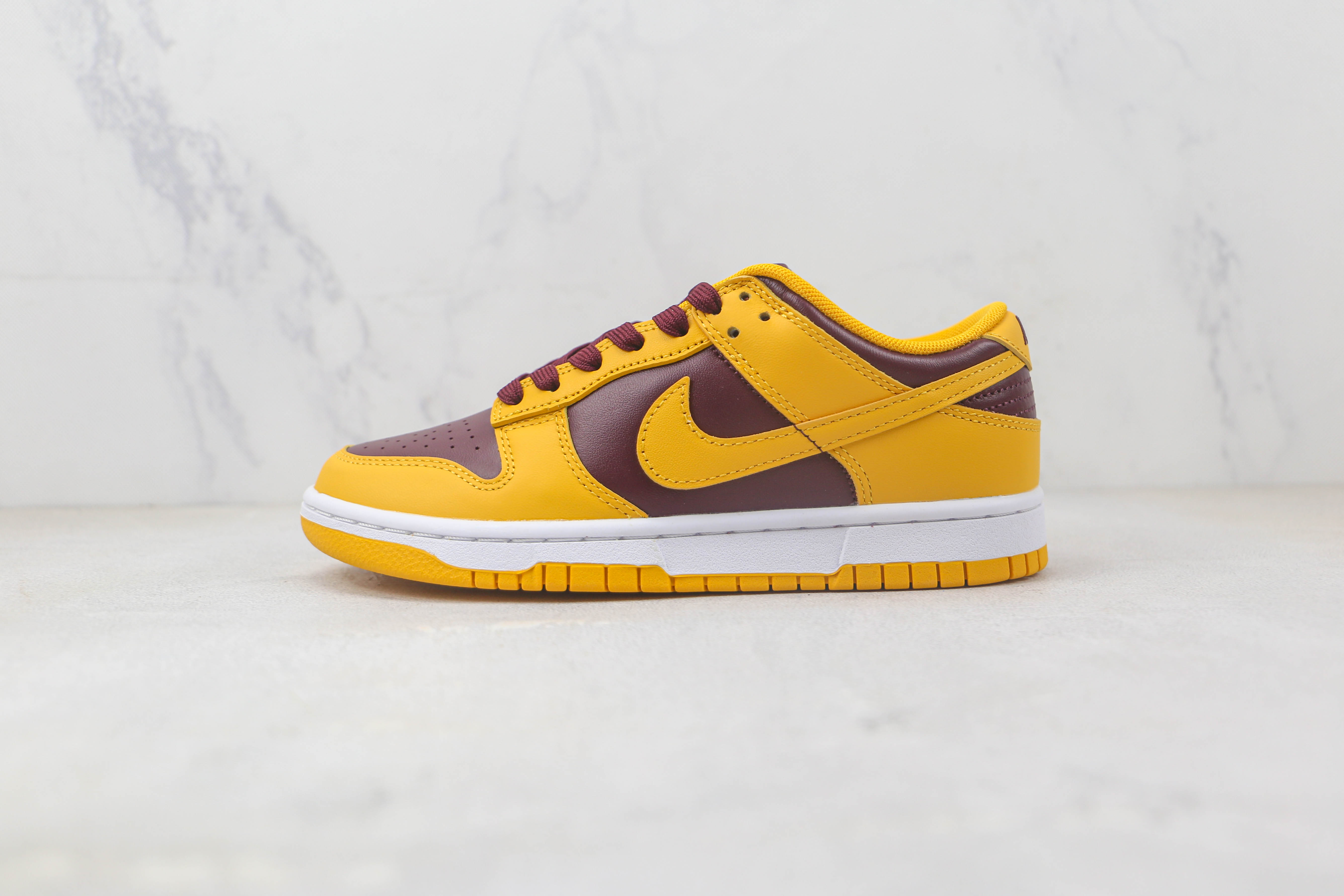 Nike Dunk Low Yellow Wine